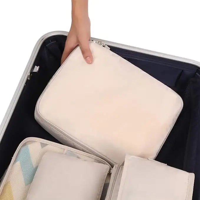 8 Set Mesh Packing Cubes with laundry bag and shoe bag