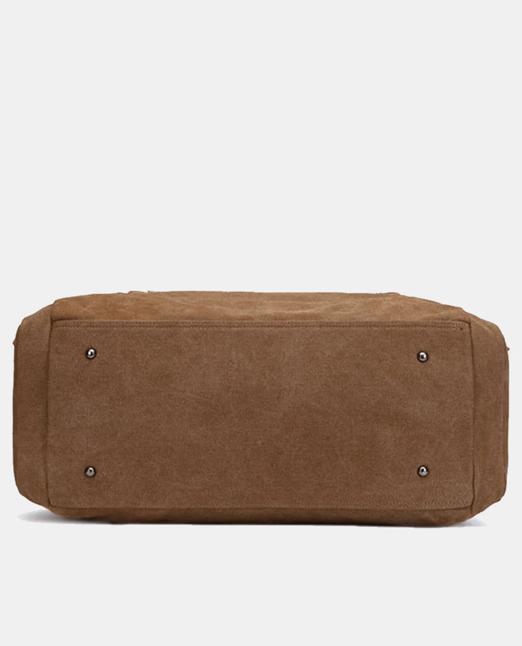 Water-resistant Canvas Duffle Bag - Large Travel Weekender with Leather Trim