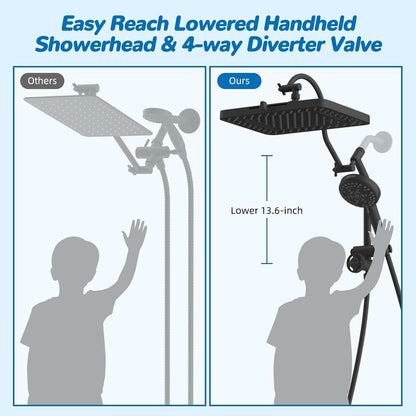 Luxury High-Pressure Rainfall Shower System