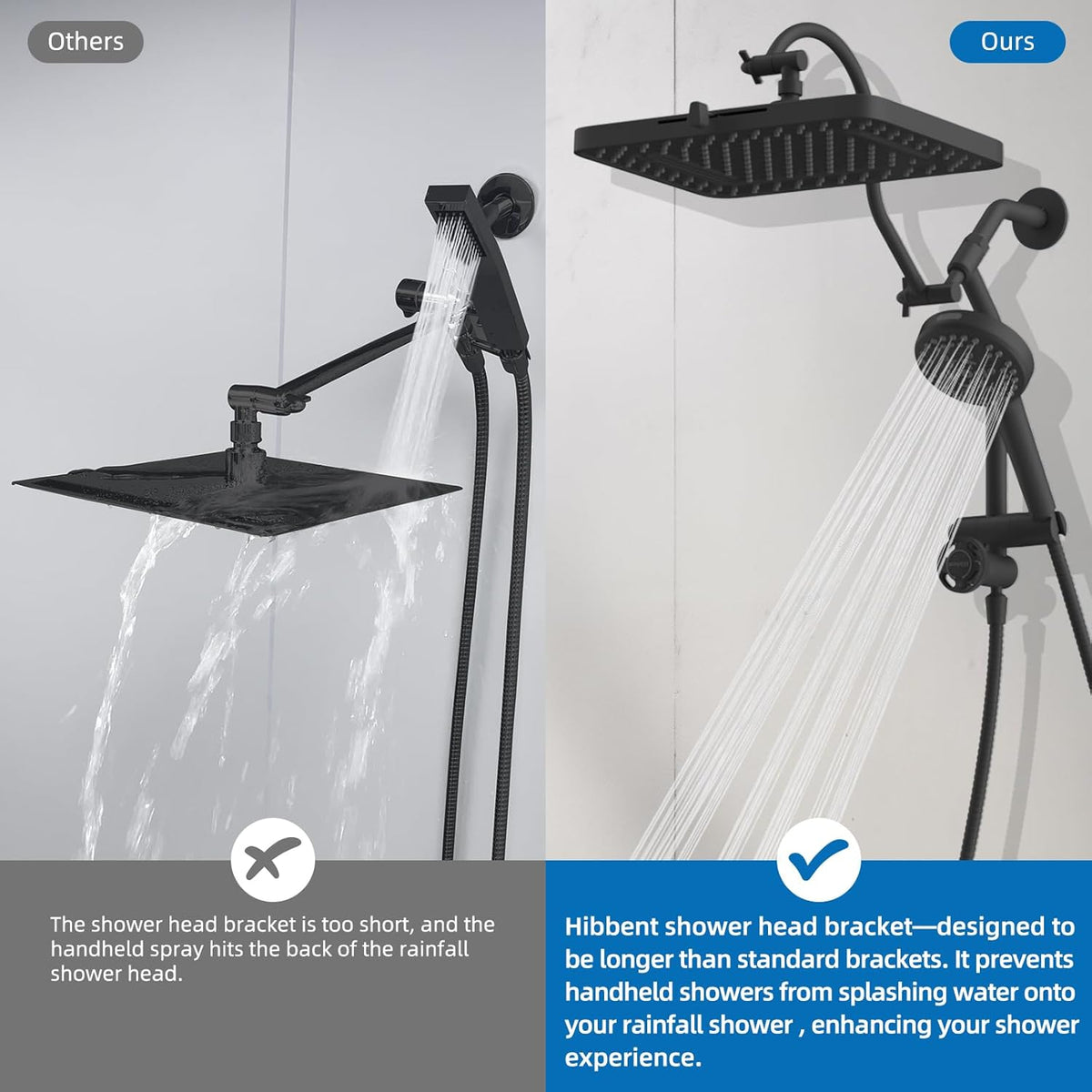 Luxury High-Pressure Rainfall Shower System