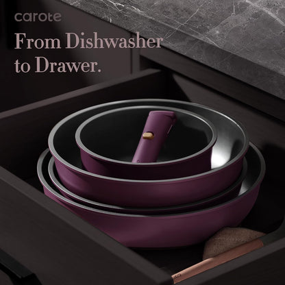 Premium Space-Saving Nonstick Cookware Set