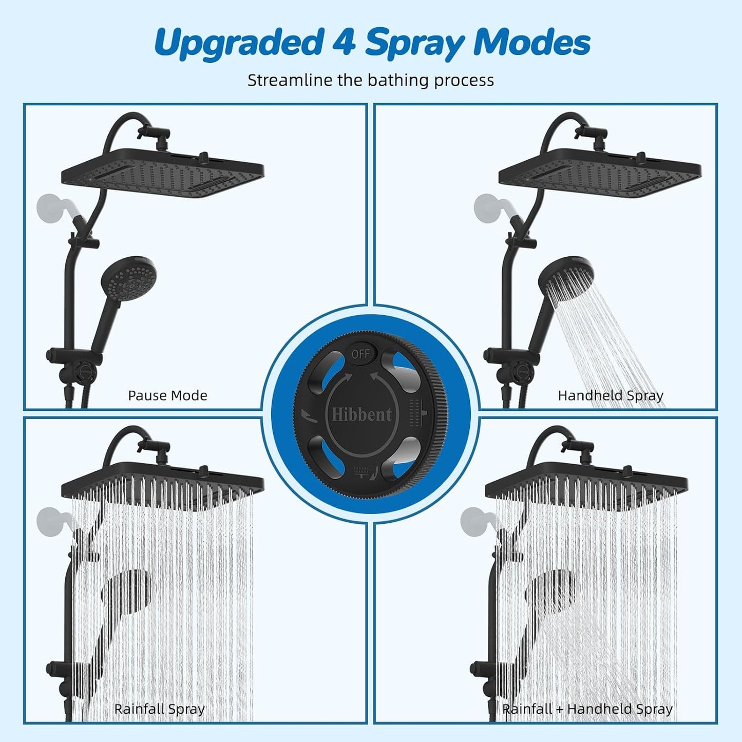 Luxury High-Pressure Rainfall Shower System