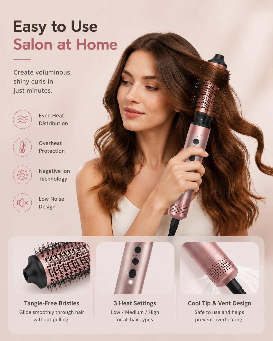 Luxurious 5-in-1 Hair Styler