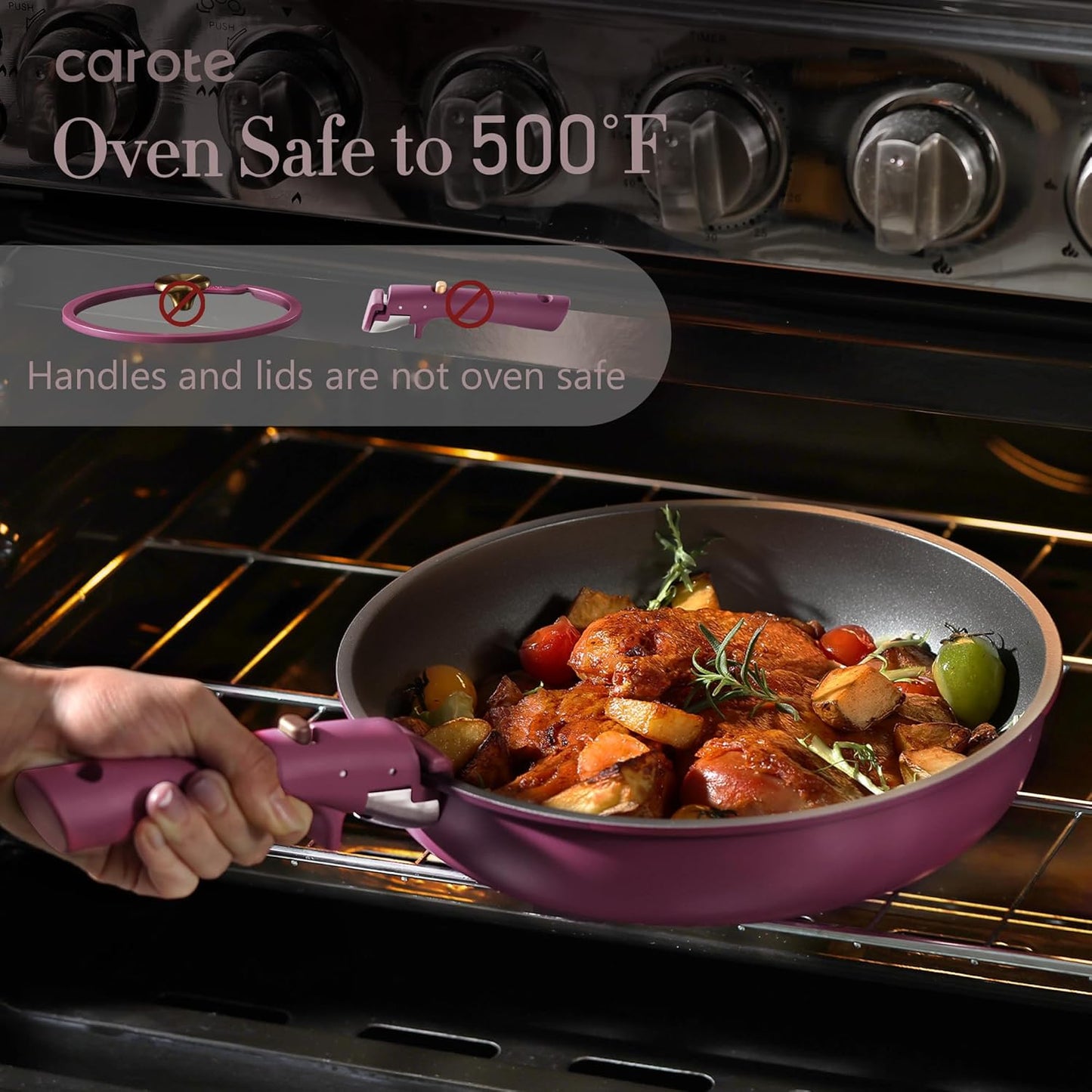 Premium Space-Saving Nonstick Cookware Set