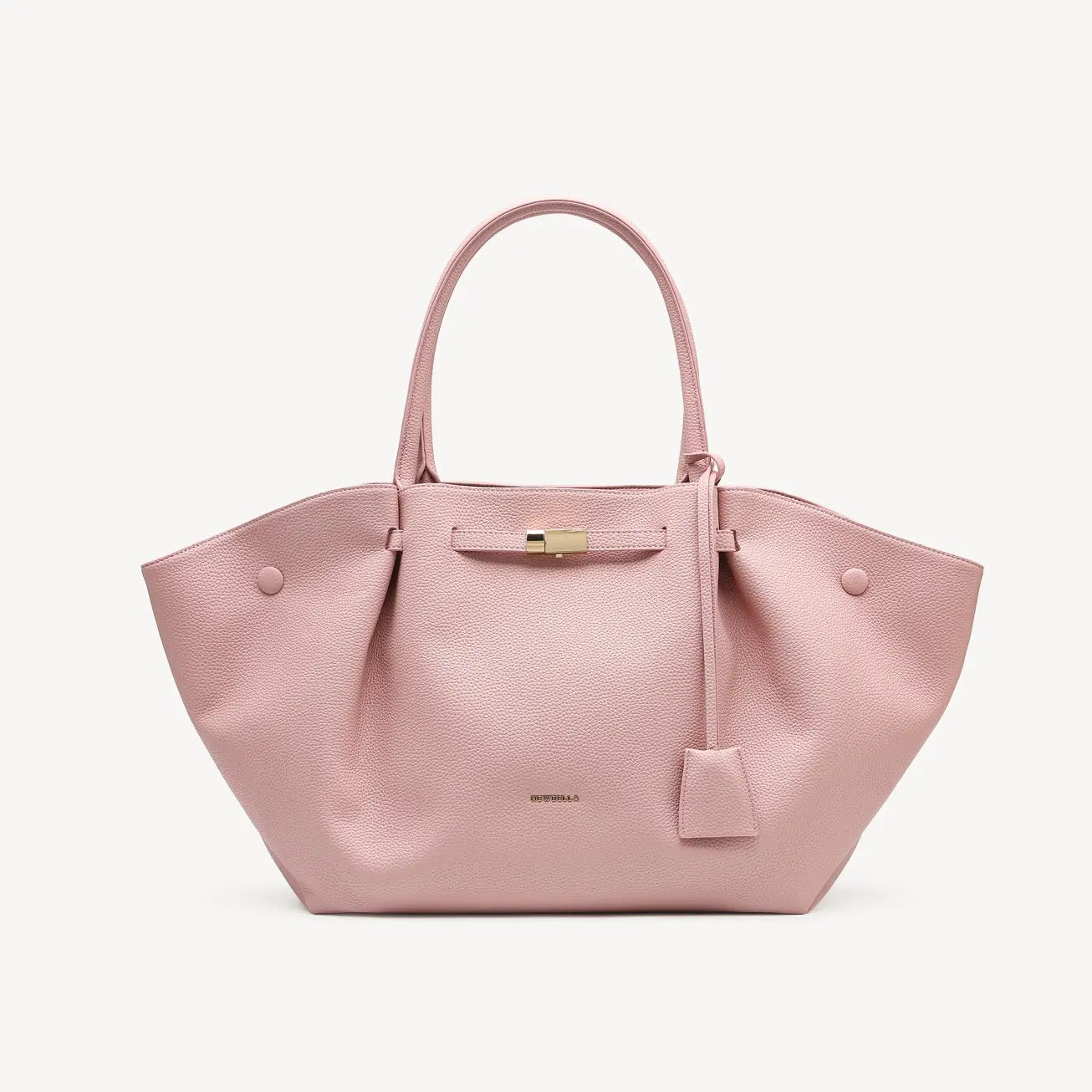 NEWBELLA Marella Top Handle Tote Bags - Elegant PU Leather Tote with Detachable Charm & Magnetic Closure System for Everyday Use 23.6" x 12.6" x 5.5" x 11"