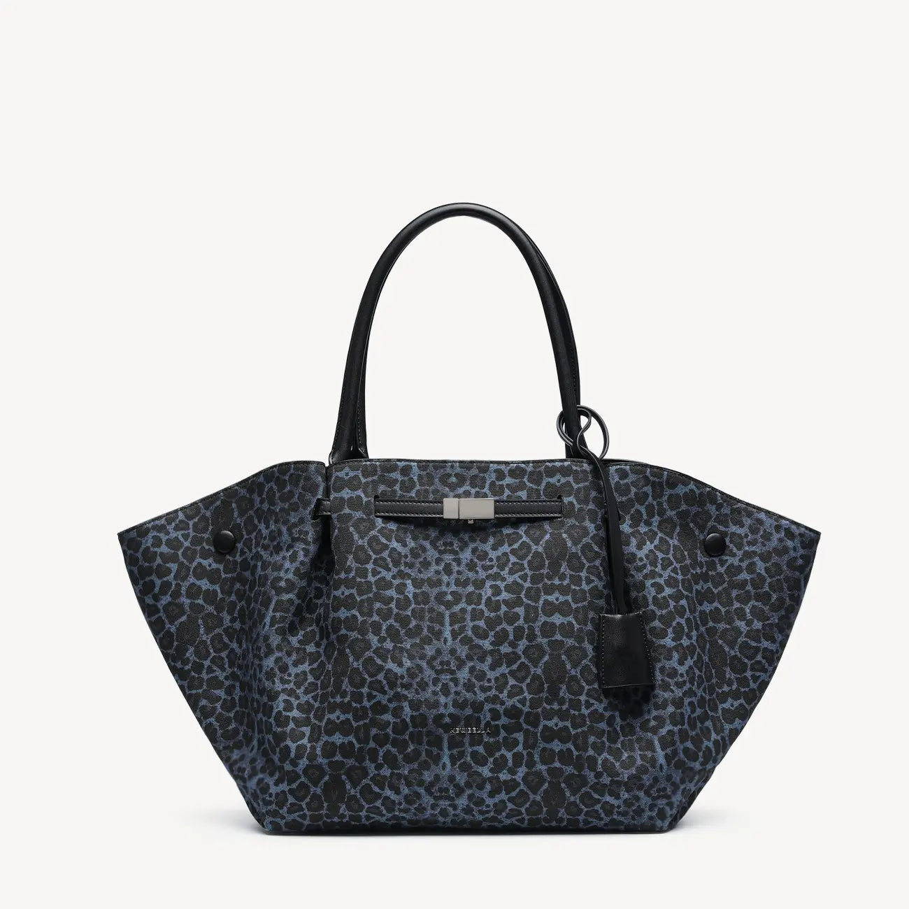 NEWBELLA Marella Top Handle Tote Bags - Elegant PU Leather Tote with Detachable Charm & Magnetic Closure System for Everyday Use 23.6" x 12.6" x 5.5" x 11"